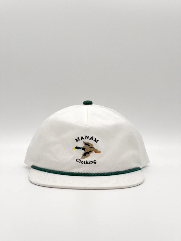 Country Side Canvas Hat - Crystal White