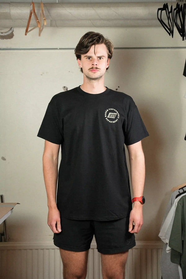 Performance Dept. Cotton T-Shirt - Black