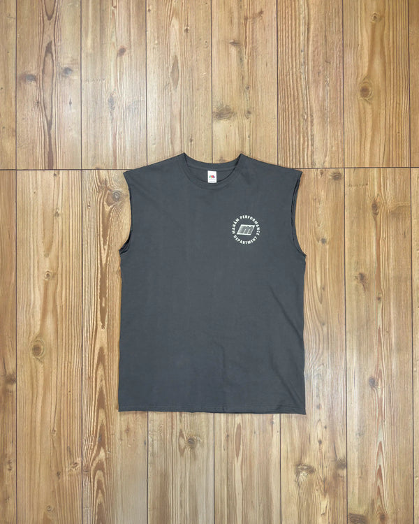 Performance Dept. Cutoff Tee - Charcoal