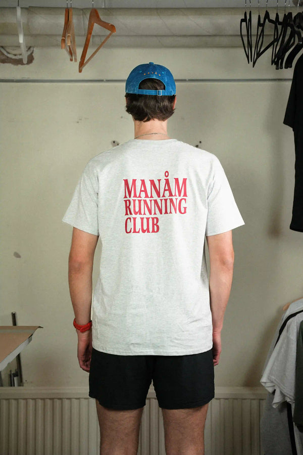 Times Running Club Cotton T-Shirt - Ash